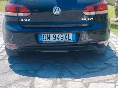 Usata VW Golf VI 140 CV (102 kW) 2009 Nero Utilitaria