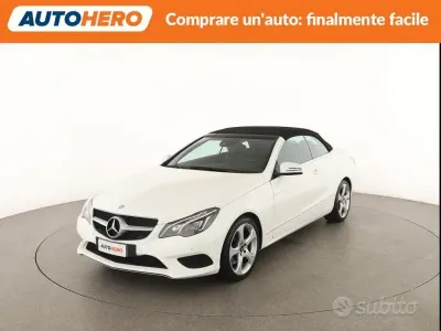 Usata Mercedes E220 Executive 170 CV (125 kW) 2015 Bianco Cabrio