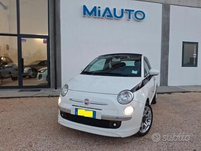 Usata Fiat 500C Lounge 101 CV (74 kW) 2010 Bianco Cabrio