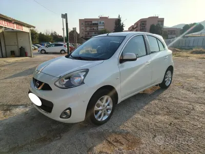 Usata Nissan Micra Tekna 80 CV (58 kW) 2013 Bianco Utilitaria