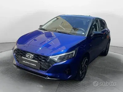 Usata Hyundai i20 101 CV (74 kW) 2021 Blu/azzurro Utilitaria