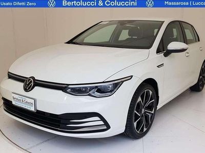 Usata VW Golf VIII Style 131 CV (96 kW) 2020 Bianco pastello Berlina