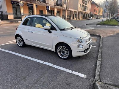 Usata Fiat 500C Lounge 69 CV (50 kW) 2019 Bianco Cabrio
