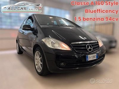Usata Mercedes A160 Elegance 95 CV (69 kW) 2011 Nero Berlina