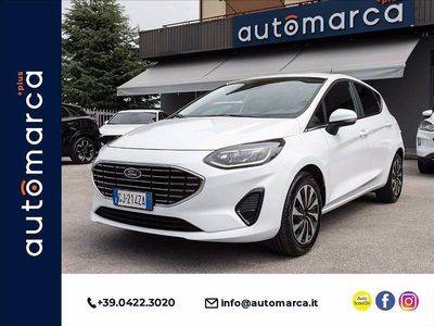 Usata Ford Fiesta Titanium 75 CV (55 kW) 2022 Bianco Utilitaria