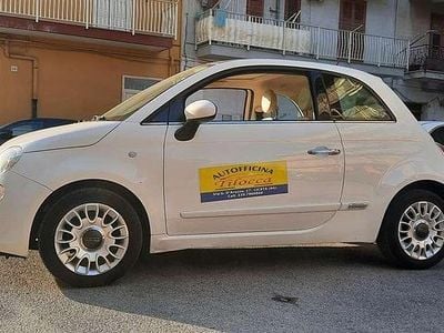 Usata Fiat 500 Lounge 69 CV (50 kW) 2009 Bianco Utilitaria