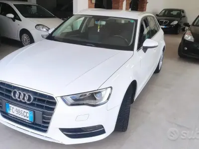 Usata Audi A3 110 CV (80 kW) 2016 Bianco Berlina