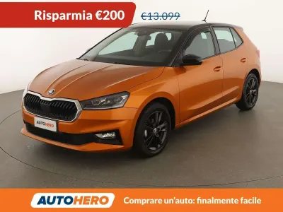 Usata Skoda Fabia Style 95 CV (69 kW) 2021 Arancione Utilitaria