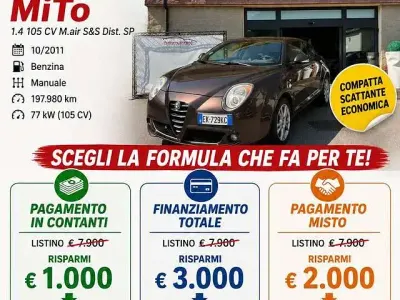 Usata Alfa Romeo MiTo 105 CV (77 kW) 2011 Bronzo Utilitaria