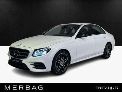 Usata Mercedes E220 Premium 194 CV (142 kW) 2021 Bianco Utilitaria