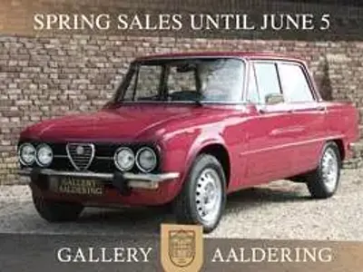 Usata Alfa Romeo Giulia Super 89 CV (65 kW) 1975 Rosso Berlina