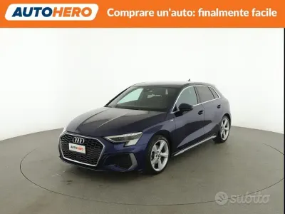 Usata Audi A3 S-Line 150 CV (110 kW) 2021 Bluazzurro Berlina