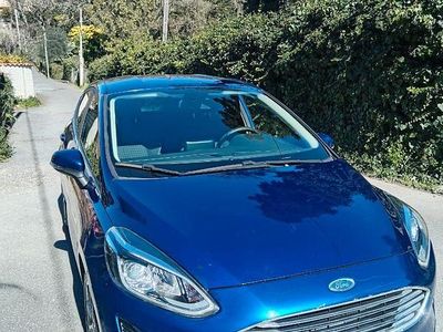 Usata Ford Fiesta Titanium 85 CV (62 kW) 2018 Blu Utilitaria