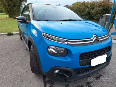 Usata Citroën C3 Shine 82 CV (60 kW) 2018 Blu Utilitaria