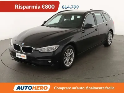 Usata BMW 318 Advantage 150 CV (110 kW) 2018 Nero Station wagon