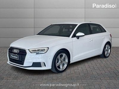 Usata Audi A3 Sport 116 CV (85 kW) 2017 Bianco Berlina