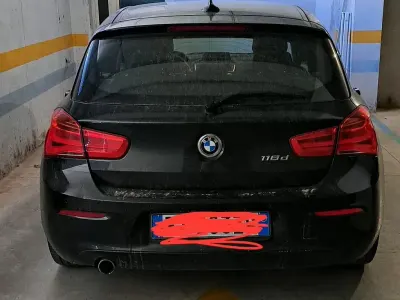 Usata BMW 118 Advantage 150 CV (110 kW) 2015 Nero Utilitaria