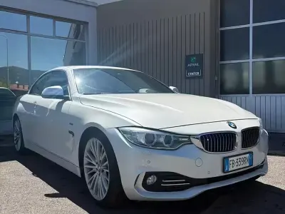 Usata BMW 420 Cabriolet Luxury Line 184 CV (135 kW) 2015 Bianco Cabrio