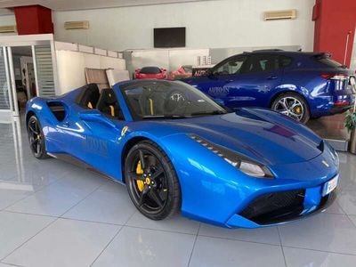 Usata Ferrari 488 670 CV (492 kW) 2019 Blu/azzurro Cabrio