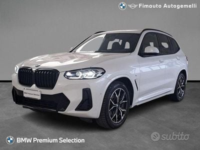 Usata BMW X3 M Sport 190 CV (139 kW) 2022 Bianco SUV