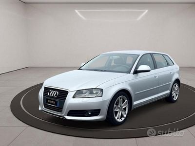 Usata Audi A3 Attraction 125 CV (91 kW) 2010 Grigio Berlina