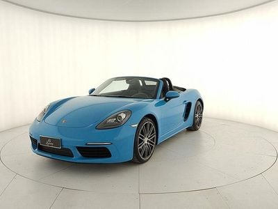 Usata Porsche 718 Boxster 350 CV (257 kW) 2017 Azzurro Cabrio