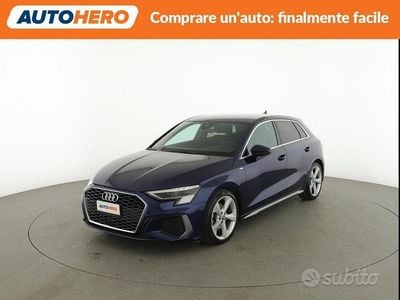 Usata Audi A3 S-Line 150 CV (110 kW) 2021 Blu Berlina