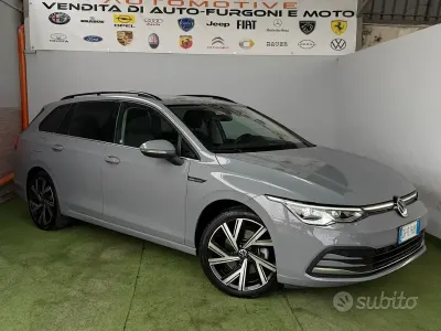 Usata VW Golf VIII R-line 150 CV (110 kW) 2021 Grigio Station wagon