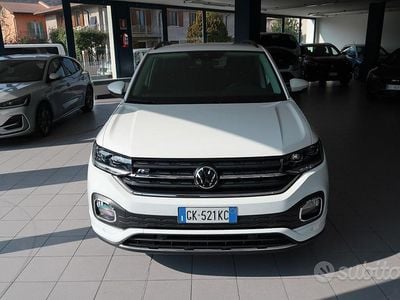 Usata VW T-Cross R-line 110 CV (80 kW) 2022 Bianco SUV