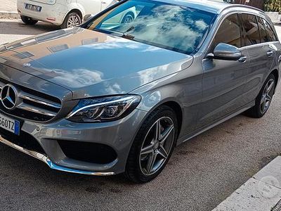 Usata Mercedes C220 Premium 170 CV (125 kW) 2015 Grigio Station wagon