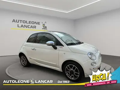 Usado Fiat 500 Lounge 95 CV (69 kW) 2011 Blanco Berlina