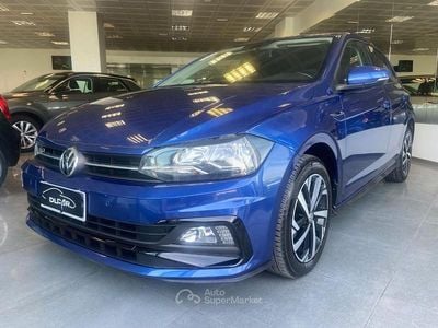 Usata VW Polo R-line 95 CV (69 kW) 2019 Blu Utilitaria