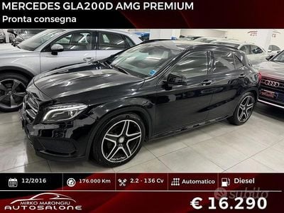 Usata Mercedes GLA200 Premium 136 CV (100 kW) 2016 Nero SUV