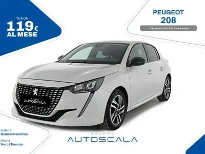 Usata Peugeot 208 Active 75 CV (55 kW) 2021 Bianco bianchisa Utilitaria