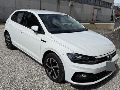 Usata VW Polo R-line 95 CV (69 kW) 2019 Bianco Utilitaria