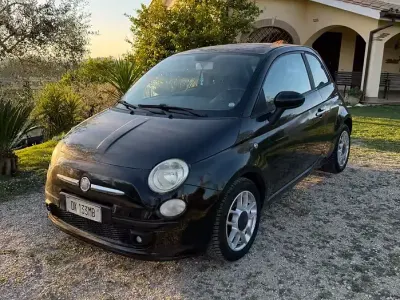 Begagnad Fiat 500 Sport 100 HK (73 kW) 2008 Svart Sedan