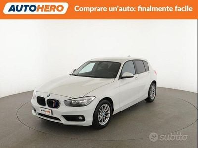 Usata BMW 118 Advantage 149 CV (109 kW) 2019 Bianco Utilitaria