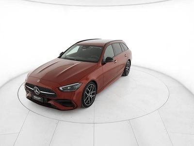 Usata Mercedes C220 Premium Plus 200 CV (147 kW) 2022 Rosso Station wagon