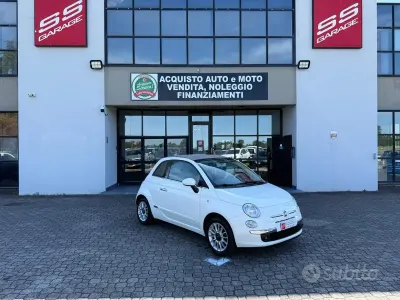 Usata Fiat 500C Lounge 69 CV (50 kW) 2012 Bianco Cabrio
