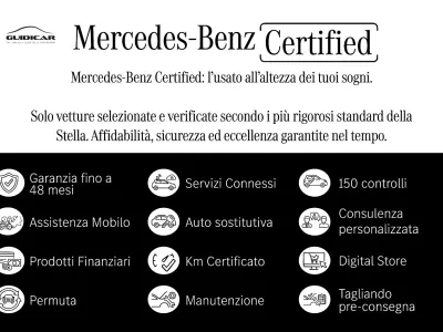 Usata Mercedes C220 Premium 200 CV (147 kW) 2022 Nero Utilitaria