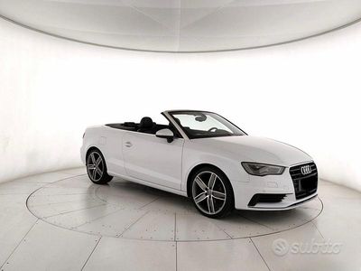 Usata Audi A3 Cabriolet S-Line 2014 Bianco Cabrio