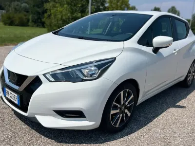 Usata Nissan Micra Tekna 90 CV (66 kW) 2017 Bianco Utilitaria