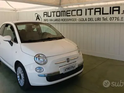Usata Fiat 500 69 CV (50 kW) 2009 Bianco Cabrio