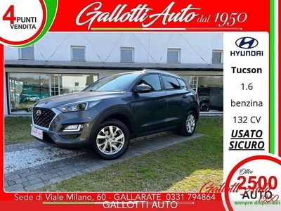 Usata Hyundai Tucson 132 CV (97 kW) 2019 Grigio scuro met SUV