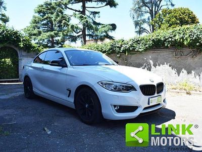 Usata BMW 218 Advantage 150 CV (110 kW) 2016 Bianco Coupé