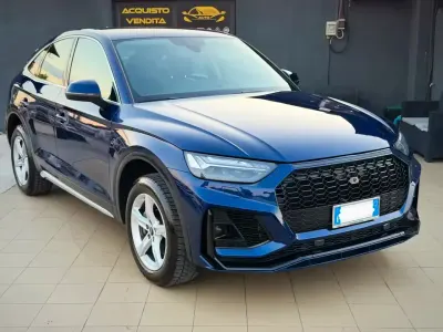 Usata Audi Q5 S-line plus 203 CV (149 kW) 2021 Blu SUV