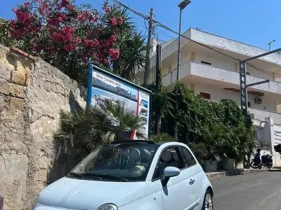 Usata Fiat 500 95 CV (69 kW) 2010 Bluazzurro Cabrio