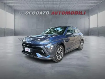 Usata Hyundai Kona N Line 120 CV (88 kW) 2023 Blu SUV