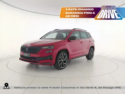 Usata Skoda Karoq SportLine 150 CV (110 kW) 2023 Rosso SUV
