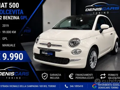 Usata Fiat 500 Dolcevita 69 CV (50 kW) 2019 Bianco Berlina